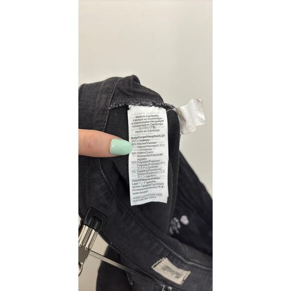 Madewell Skinny Jeans Womens 29 Black Roadtripper Mid-Rise Stretch Supersoft - Picture 6 of 6